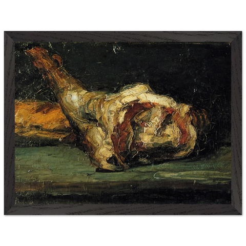 Still Life Bread and Leg of Lamb by Paul Cézanne — Framed art print at Zephyeer