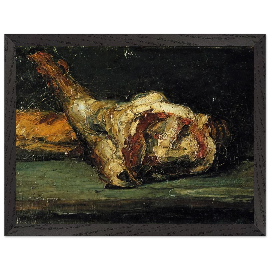Still Life Bread and Leg of Lamb by Paul Cézanne — Framed art print at Zephyeer
