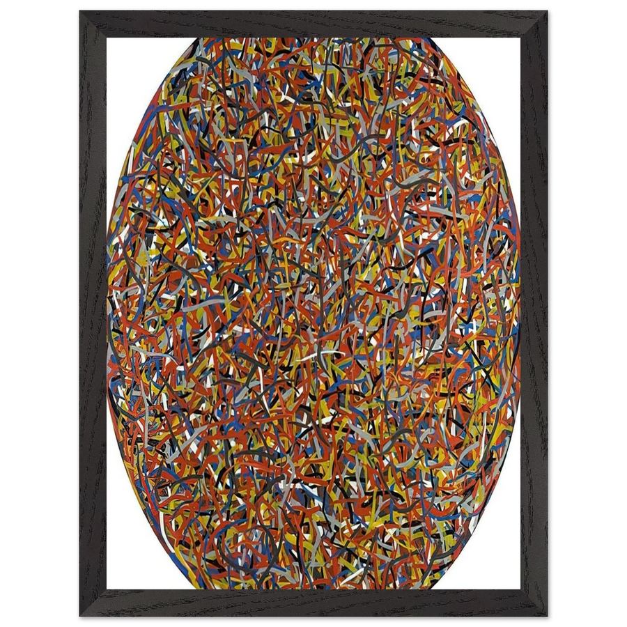 Lines in All Directions by Sol LeWitt — Framed art print at Zephyeer