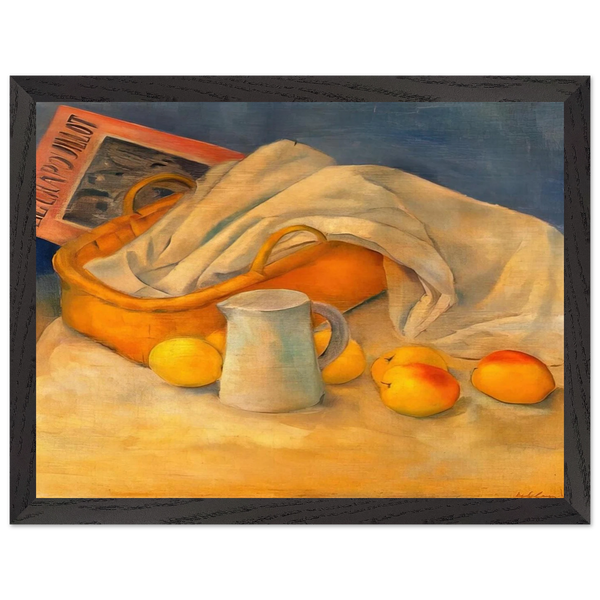 STILL LIFE WITH LE CRAPOUILLOT 1925 by Esteban Vicente — Framed art print at Zephyeer