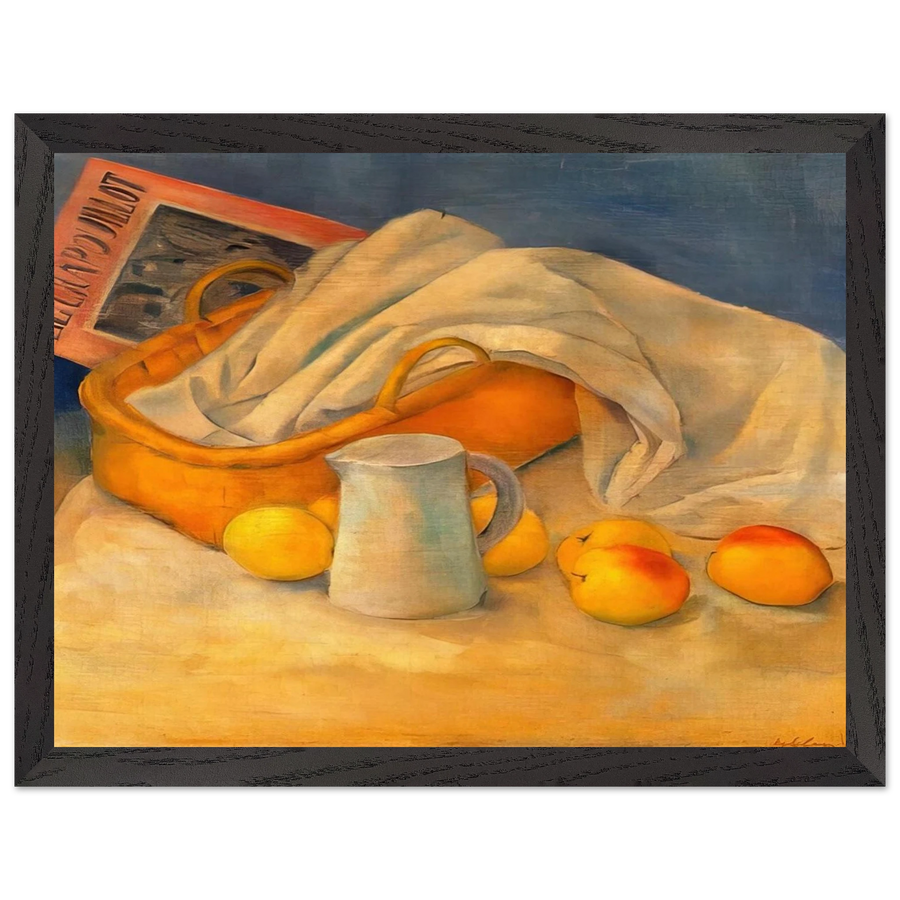 STILL LIFE WITH LE CRAPOUILLOT 1925 by Esteban Vicente — Framed art print at Zephyeer