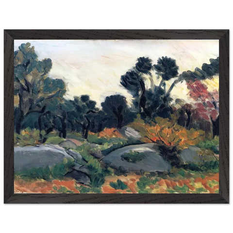LANDSCAPE 3 by Henri Matisse — Framed art print at Zephyeer