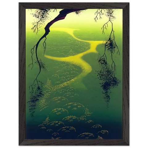 Green Mist by Eyvind Earle — Framed art print at Zephyeer