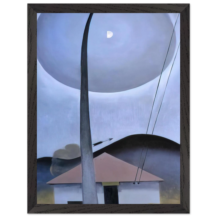 Little House with Flagpole by Georgia O'Keeffe — Framed art print at Zephyeer