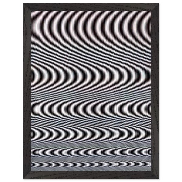 FALL 1963 by Bridget Riley — Framed art print at Zephyeer