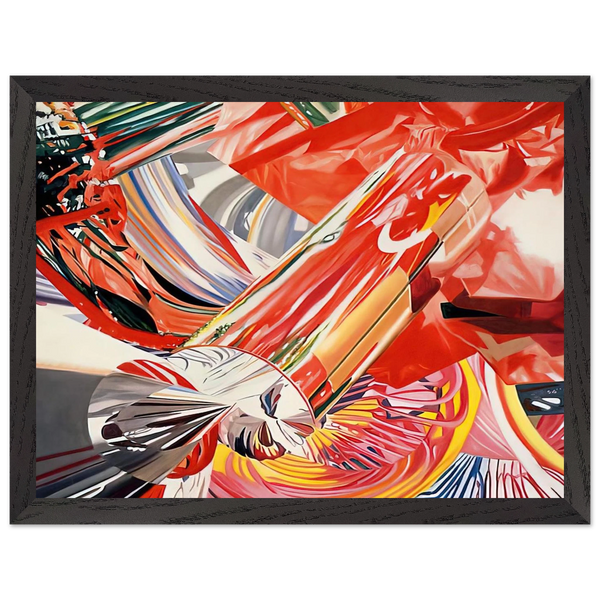 Hitchhiker - Speed of Light by James Rosenquist — Framed art print at Zephyeer