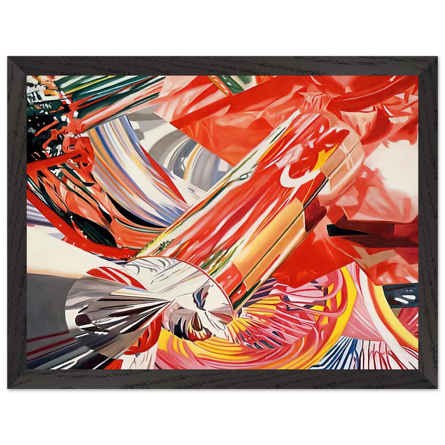 Hitchhiker - Speed of Light by James Rosenquist — Framed art print at Zephyeer