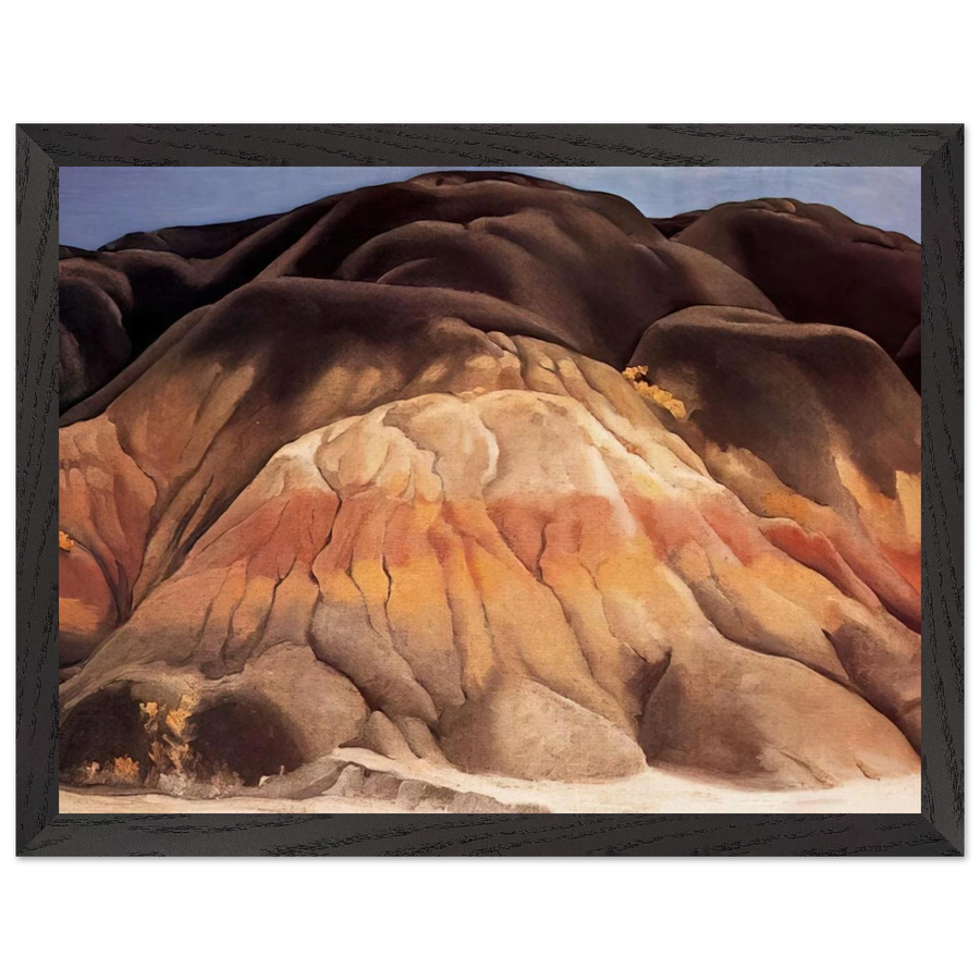 Grey Hills by Georgia O'Keeffe — Framed art print at Zephyeer