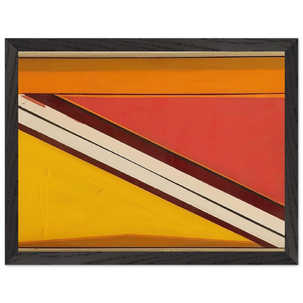 Diagonal 4 - 1963 by Larry Zox — Framed art print at Zephyeer