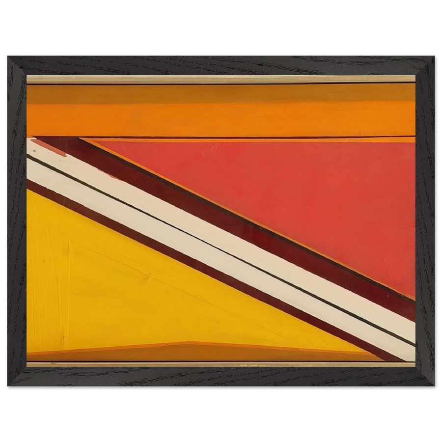 Diagonal 4 - 1963 by Larry Zox — Framed art print at Zephyeer