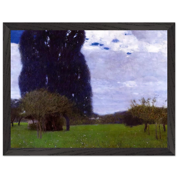 THE TALL POPLAR TREES II by Gustav Klimt — Framed art print at Zephyeer