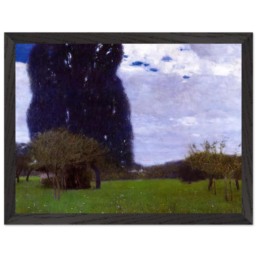 THE TALL POPLAR TREES II by Gustav Klimt — Framed art print at Zephyeer