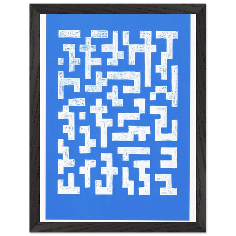 DOUBLE IMPRESSION IV 1978 by Anni Albers — Framed art print at Zephyeer