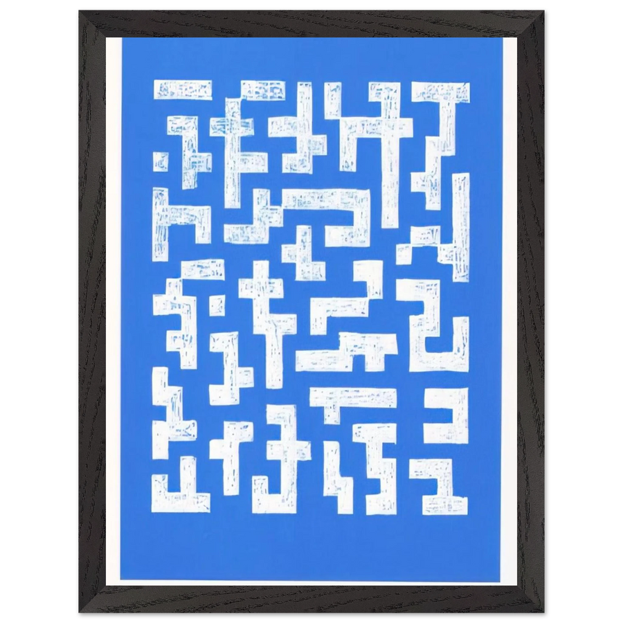 DOUBLE IMPRESSION IV 1978 by Anni Albers — Framed art print at Zephyeer