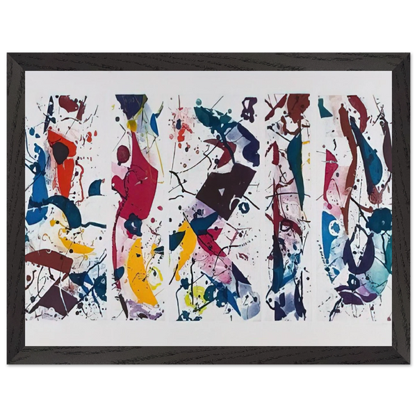 Untitled SFE 020  Lembark I53 by Sam Francis — Framed art print at Zephyeer