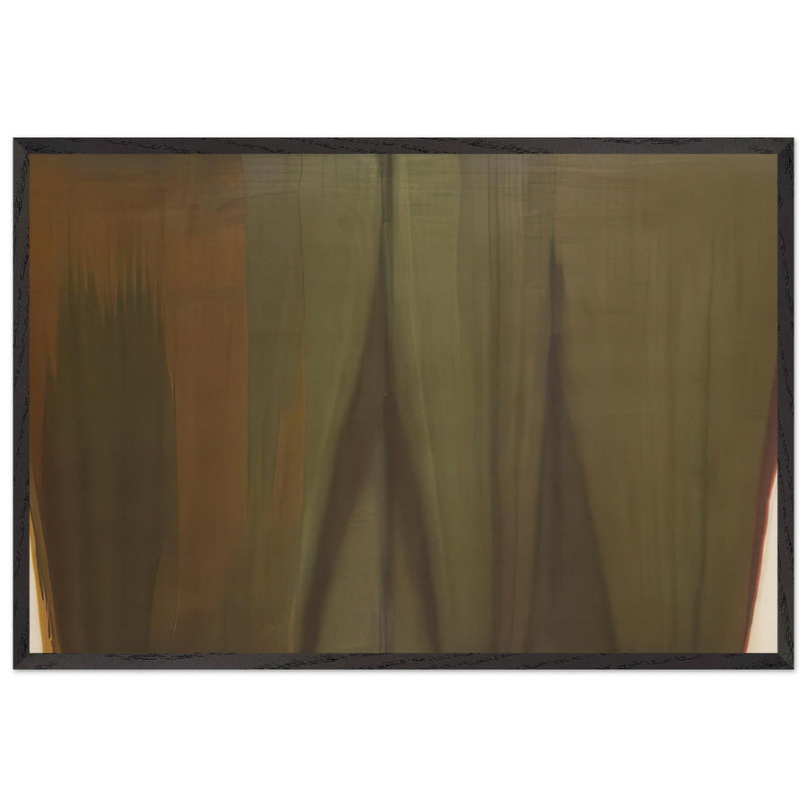 Faces (1959) by Morris Louis, framed poster