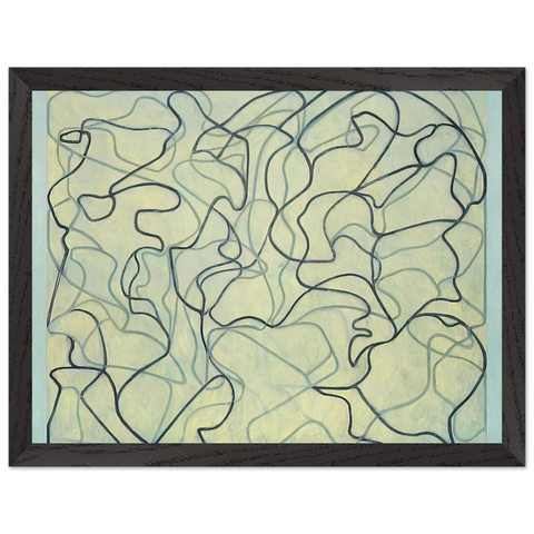 First Letter - 2009 by Brice Marden — Framed art print at Zephyeer