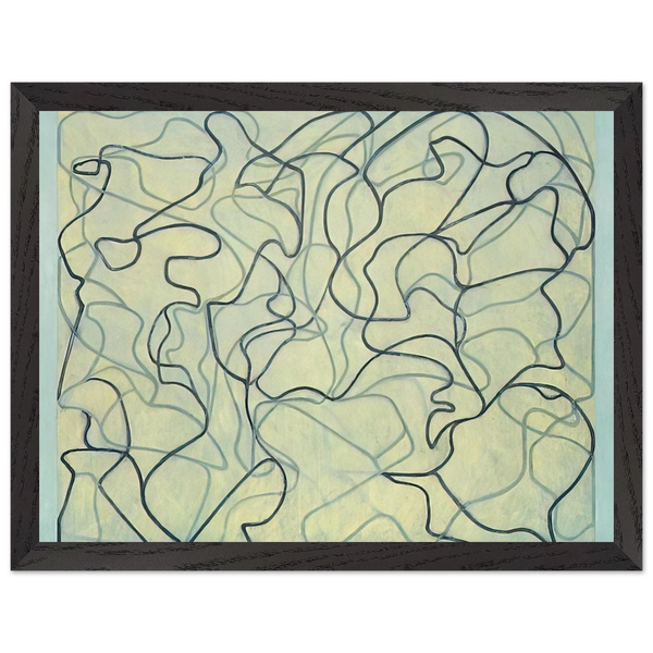 First Letter - 2009 by Brice Marden — Framed art print at Zephyeer