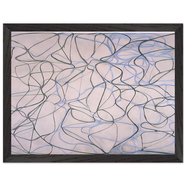 Vine - 1993 by Brice Marden — Framed art print at Zephyeer