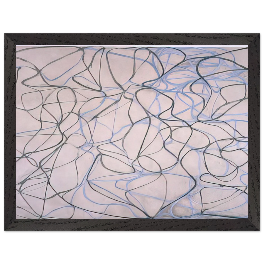 Vine - 1993 by Brice Marden — Framed art print at Zephyeer