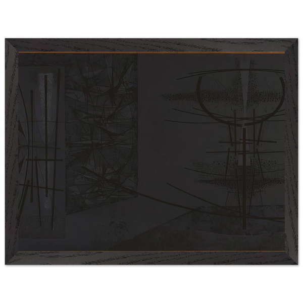 Stillness - 1956 by Jimmy Ernst — Framed art print at Zephyeer