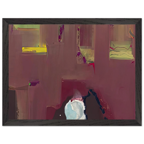 Yin Yang, 1990- by Helen Frankenthaler — Framed art print at Zephyeer