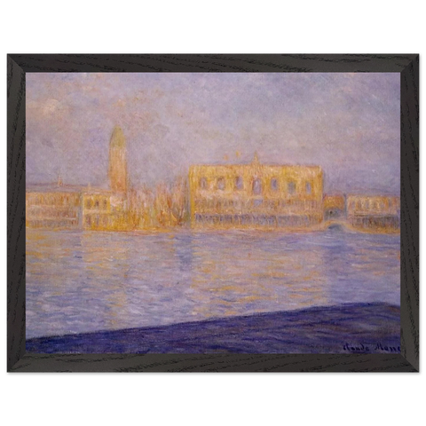 The Doges' Palace Seen from San Giorgio Maggiore 2 by Claude Monet — Framed art print at Zephyeer