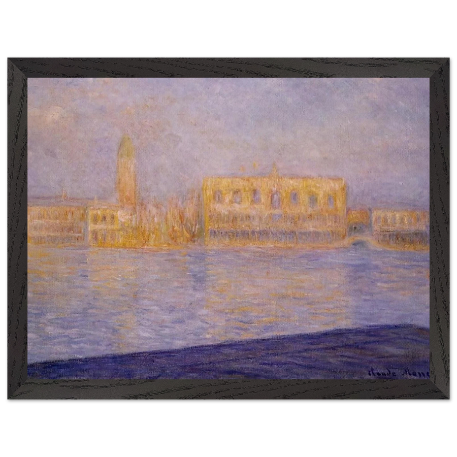 The Doges' Palace Seen from San Giorgio Maggiore 2 by Claude Monet — Framed art print at Zephyeer