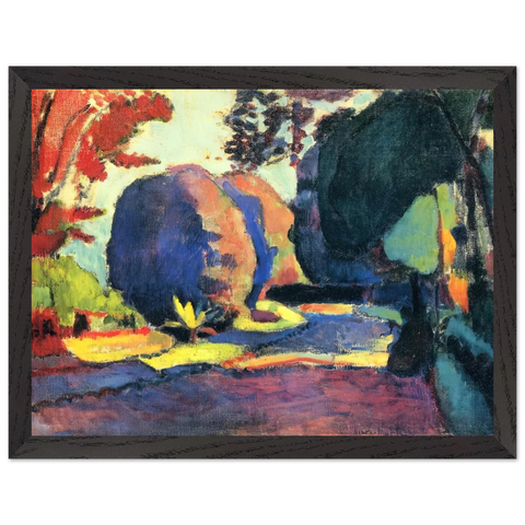 THE LUXEMBOURG GARDENS 1901 by Henri Matisse — Framed art print at Zephyeer