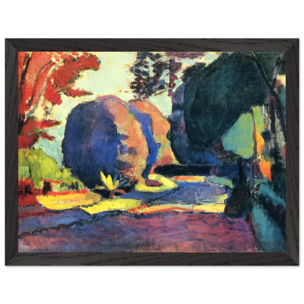 THE LUXEMBOURG GARDENS 1901 by Henri Matisse — Framed art print at Zephyeer