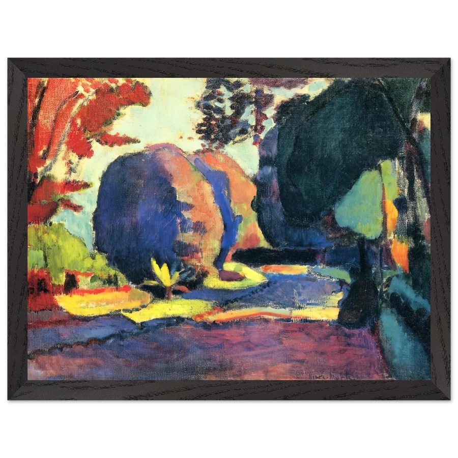 THE LUXEMBOURG GARDENS 1901 by Henri Matisse — Framed art print at Zephyeer
