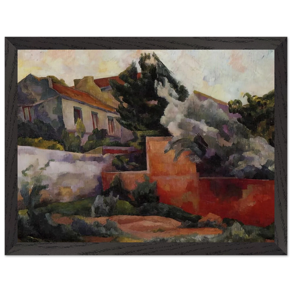 THE OUTSKIRTS OF PARIS 1918 by Diego Rivera — Framed art print at Zephyeer