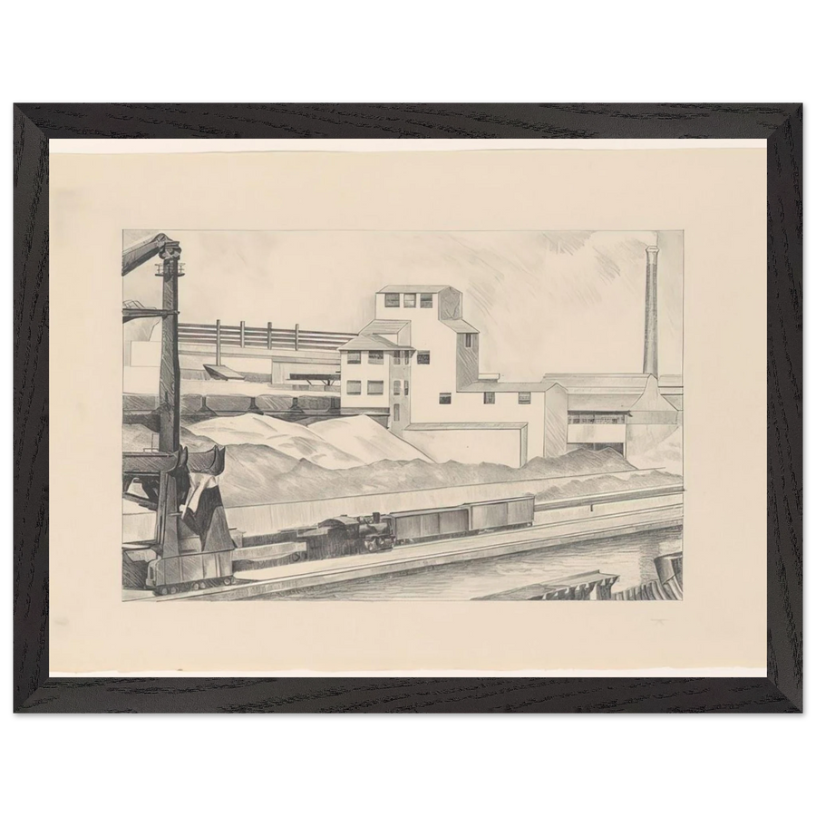 Industrial Series, #1 - 1928 by Charles Sheeler — Framed art print at Zephyeer