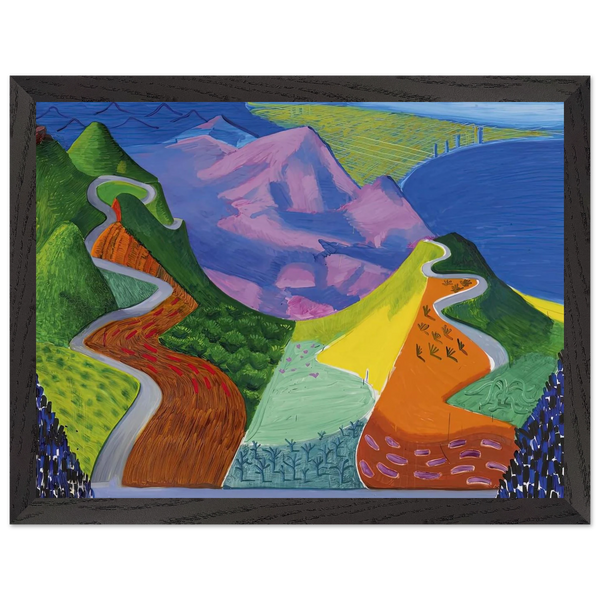 David Hockney — Framed art print at Zephyeer