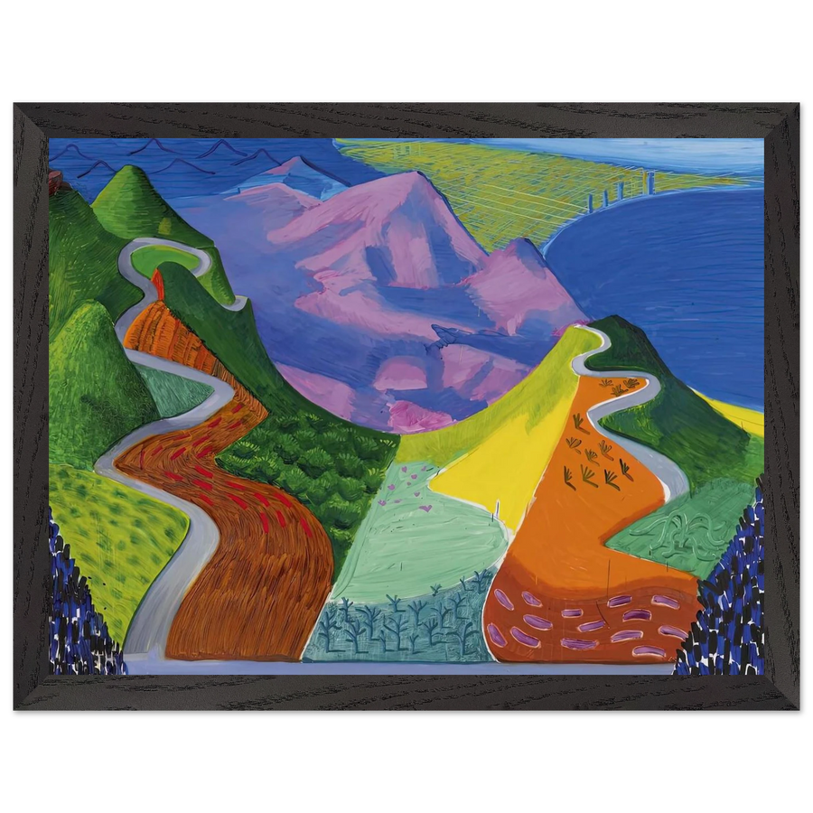 David Hockney — Framed art print at Zephyeer
