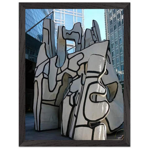 MONUMENT WITH STANDING BEAST 1984 by Jean Dubuffet — Framed art print at Zephyeer