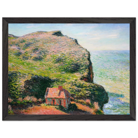 The Custom`s House by Claude Monet — Framed art print at Zephyeer