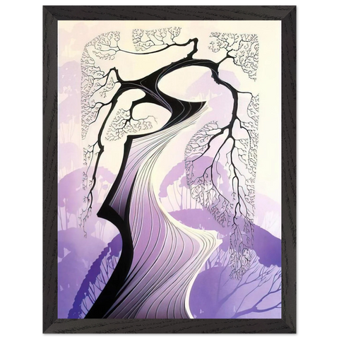 Carmel Cypress by Eyvind Earle — Framed art print at Zephyeer