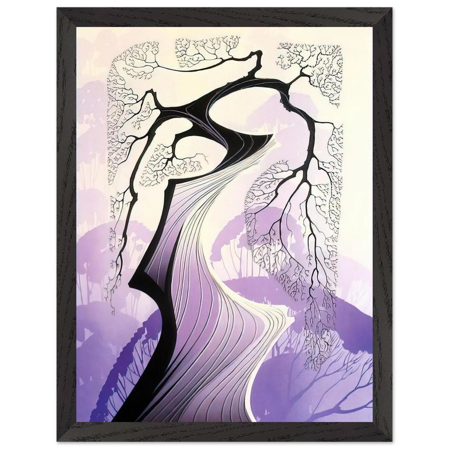 Carmel Cypress by Eyvind Earle — Framed art print at Zephyeer