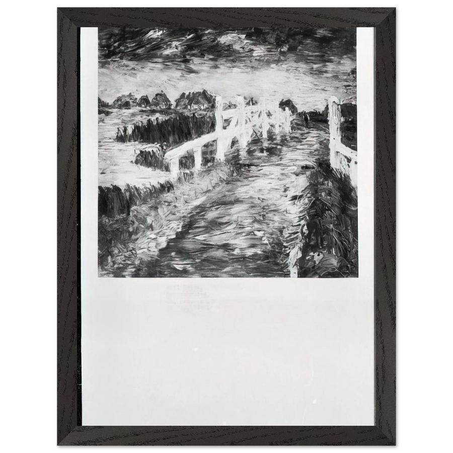 Maruchbrucke by Emil Nolde — Framed art print at Zephyeer