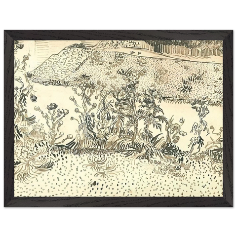 Thistles Along the Roadside by Vincent van Gogh — Framed art print at Zephyeer