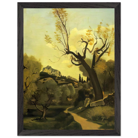 THE ROAD AND THE TREE by Andre Derain — Framed art print at Zephyeer