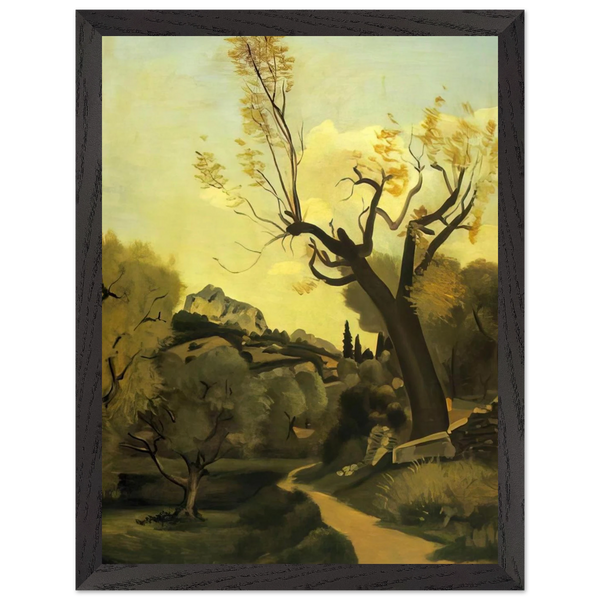 THE ROAD AND THE TREE by Andre Derain — Framed art print at Zephyeer