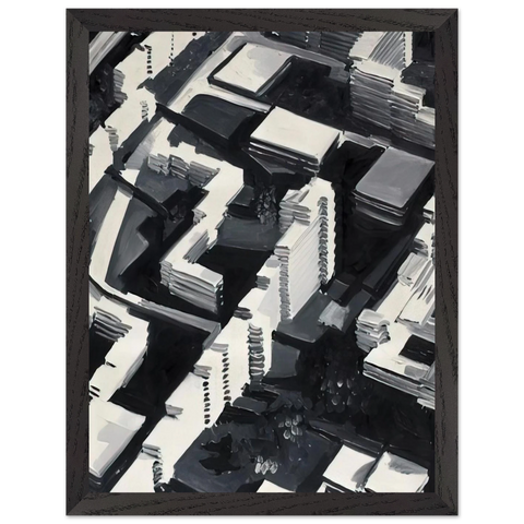 TOWNSCAPE SA 1969 by Gerhard Richter — Framed art print at Zephyeer