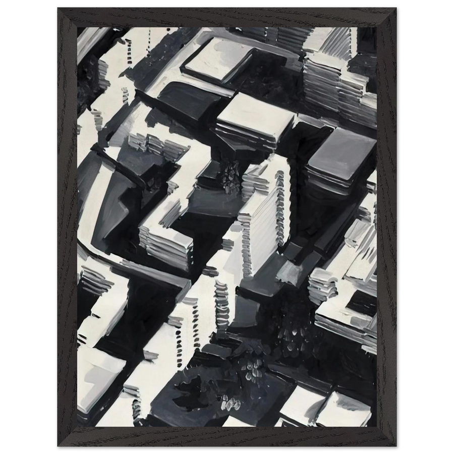 TOWNSCAPE SA 1969 by Gerhard Richter — Framed art print at Zephyeer