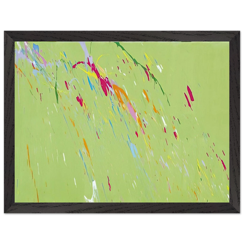 Raindrops Keep Falling on My Head - 1973 by Walasse Ting — Framed art print at Zephyeer