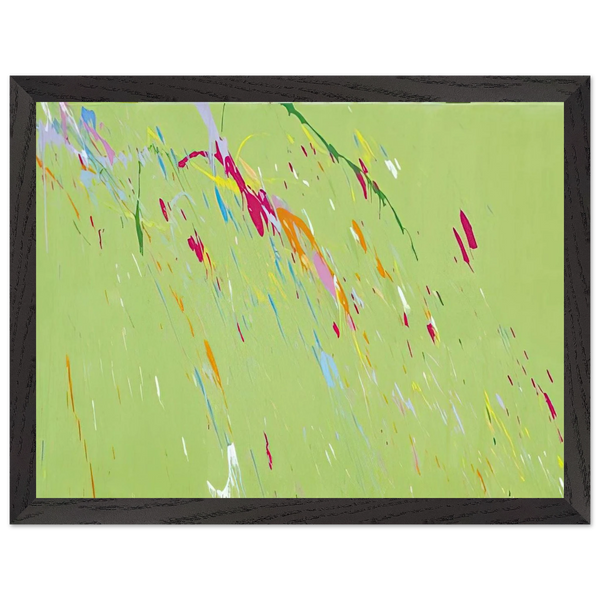 Raindrops Keep Falling on My Head - 1973 by Walasse Ting — Framed art print at Zephyeer