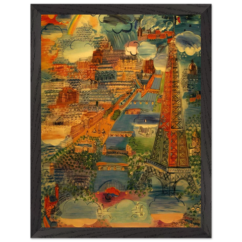 PARIS 1934 by Raoul Dufy — Framed art print at Zephyeer