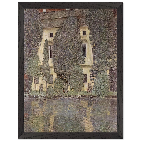 THE SCHLOSS KAMMER ON THE ATTERSEE III 1910 by Gustav Klimt — Framed art print at Zephyeer