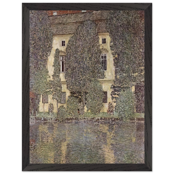 THE SCHLOSS KAMMER ON THE ATTERSEE III 1910 by Gustav Klimt — Framed art print at Zephyeer